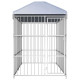Chenil extérieur cage enclos parc animaux chien d'extérieur avec toit pour chiens 300 x 150 x 200 cm helloshop26 02_0000327 