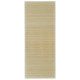 Tapis en bambou naturel à latte rectangulaire 150 x 200 cm 
