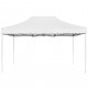 Tente de réception pliable Aluminium 4,5x3 m Blanc 