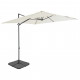 Parasol avec base portable - Couleur au choix Sable