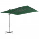 Parasol avec base portable - Couleur au choix Vert