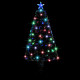 Arbre de Noël artificiel et support/LED 120 cm 135 branches 