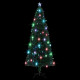 Arbre de Noël artificiel et support/LED 240 cm Fibre optique 