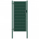 Portail de clôture pvc et acier 100x124 cm vert 