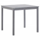 Table de jardin gris 80x80x74 cm bois d'acacia massif 