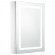  Armoire de salle de bain à miroir LED 50x13x70 cm 