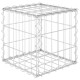 Lit surélevé cube à gabion fil d'acier 30x30x30 cm 