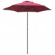 Parasol 200x211 cm aluminium - Couleur au choix Bordeaux