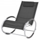 Chaise à bascule d'extérieur Textilène - Couleur au choix 