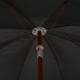Parasol avec mât en acier 180 cm Anthracite 