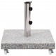 Socle de parasol granite 30 kg carré - Couleur au choix Gris