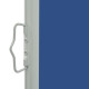 Auvent paravent store brise-vue latéral rétractable de patio jardin terrasse balcon protection visuelle écran 60 x 300 cm bleu helloshop26 02_0007388 