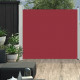 Auvent latéral rétractable de patio 170x300 cm - Couleur au choix Rouge