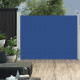 Auvent latéral rétractable de patio 140x500 cm - Couleur au choix Bleu