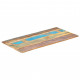 Dessus de table carré bois de récupération - Dimensions au choix 100 cm