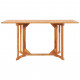 Table pliable de jardin papillon bois teck solide - Dimensions au choix 