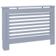 Cache-radiateur anthracite 112x19x81,5 cm mdf 