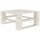 Table palette de jardin blanc bois 