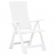 Chaises inclinables de jardin 2 pcs plastique - Couleur au choix 