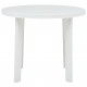 Table de jardin 89 cm plastique - Couleur au choix 