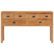 Buffet 125x30x75 cm bois de teck massif 