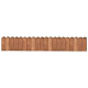 Rouleaux de bordure 3 pcs 120 cm bois de pin imprégné - Couleur au choix 