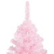 Sapin de Noël artificiel avec support Rose 213 cm PVC 