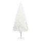 Sapin de Noël artificiel avec support Blanc 180 cm PE 