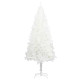 Sapin de Noël artificiel avec support Blanc 240 cm PE 