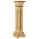Support pilier carré à plantes bois clair 17x17x66 cm mdf 
