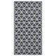 Tapis d'extérieur noir 190x290 cm pp 