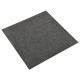 Dalles de tapis de sol 20 pcs 5 m² 50x50 cm anthracite 