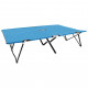 Chaise longue pliable 2 places acier - Couleur au choix Bleu