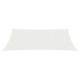 Voile toile d'ombrage parasol 160 g/m² 2,5 x 4,5 m pehd blanc helloshop26 02_0009002 