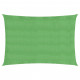 Voile d'ombrage 160 g/m² vert clair 6x8 m pehd 