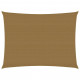 Voile d'ombrage 160 g/m² taupe 2x3,5 m pehd 