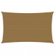 Voile d'ombrage 160 g/m² taupe 2x4,5 m pehd 