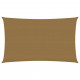 Voile d'ombrage 160 g/m² taupe 2x5 m pehd 