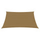 Voile d'ombrage 160 g/m² taupe 4/5x3 m pehd 