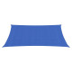 Voile toile d'ombrage parasol 160 g/m² 2 x 4 m pehd - Couleur au choix Bleu