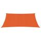 Voile d'ombrage 160 g/m² orange 3,6x3,6 m pehd 