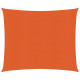 Voile d'ombrage 160 g/m² orange 2x2,5 m pehd 