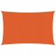 Voile d'ombrage 160 g/m² orange 3,5x4,5 m pehd 