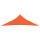 Voile toile d'ombrage parasol 160 g/m² 3,5 x 3,5 x 4,9 m pehd orange helloshop26 02_0009239 
