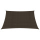 Voile d'ombrage 160 g/m² marron 4x4 m pehd 