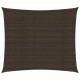 Voile d'ombrage 160 g/m² marron 2x2,5 m pehd 