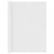 Écran de balcon blanc 120x400 cm tissu oxford 