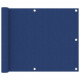 Écran de balcon bleu 75x400 cm tissu oxford 