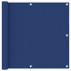 Écran de balcon bleu 90x400 cm tissu oxford 