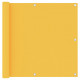 Écran de balcon jaune 90x400 cm tissu oxford 